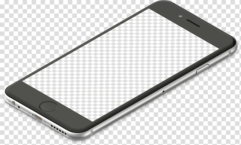 space gray iPhone 6 illustration, IPhone 8 Plus iPhone 7 Plus iPhone X Telephone, mobile transparent background PNG clipart