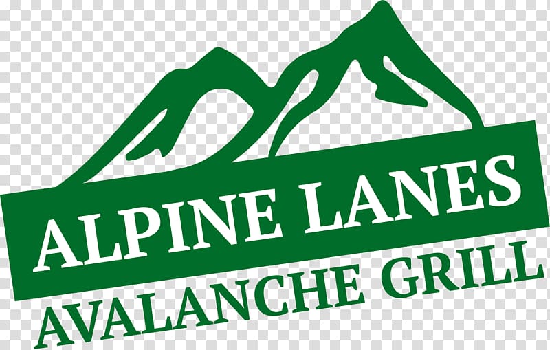 Alpine Lanes and Avalanche Grill Logo Brand, bowling alley transparent background PNG clipart