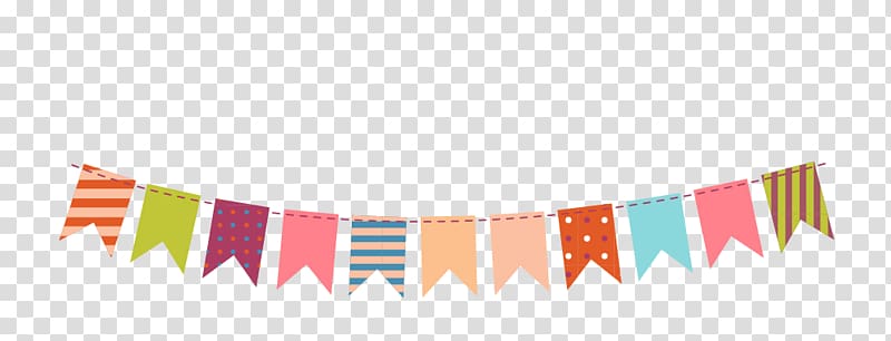 Paper Bunting Party , Color decorative hanging flag s, multicolored buntings illustration transparent background PNG clipart