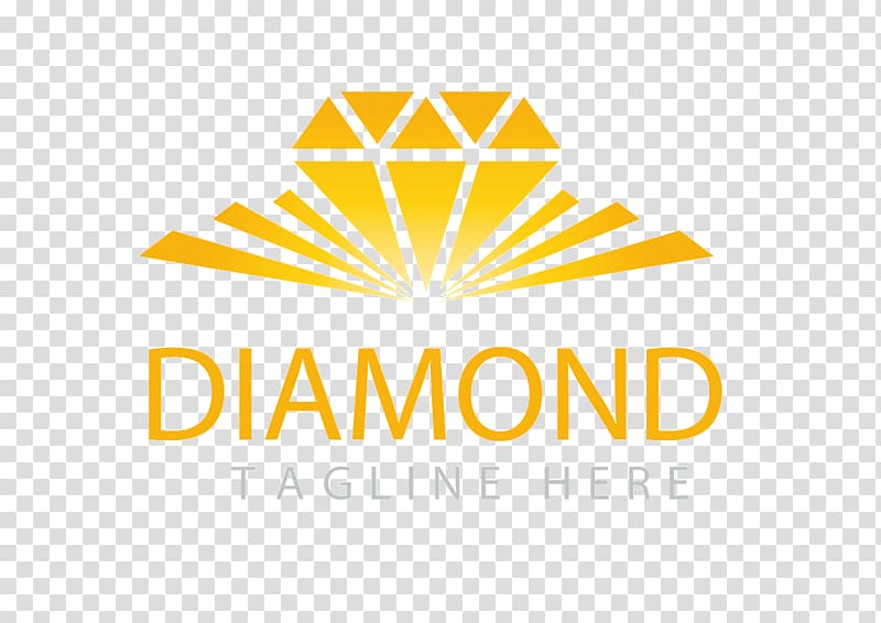 Diamond logo, Logo Diamond, Luxury noble diamond gold flag transparent background PNG clipart