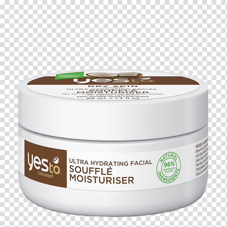 Cream Yes To Coconut Ultra Hydrating Facial Souffle Moisturizer Yes To Coconut Ultra Hydrating Facial Souffle Moisturizer Yes To Coconut Micellar Cleansing Water, Soufflé transparent background PNG clipart