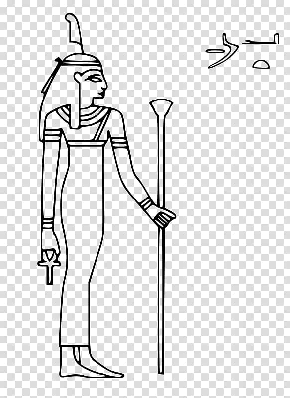 Ancient Egyptian deities Isis Egyptian mythology Maat, goddess transparent background PNG clipart
