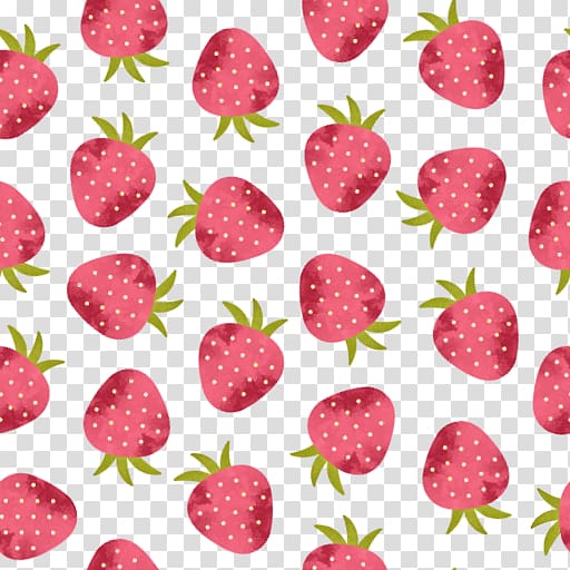strawberry lot, Ice cream Milkshake Strawberry Textile Fruit, Strawberry seamless background shading transparent background PNG clipart