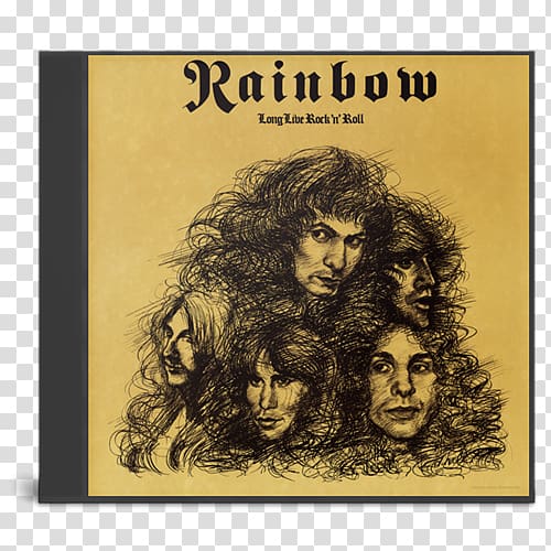 Ritchie Blackmore Rainbow Long Live Rock 'n' Roll LP record Album, rainbow transparent background PNG clipart