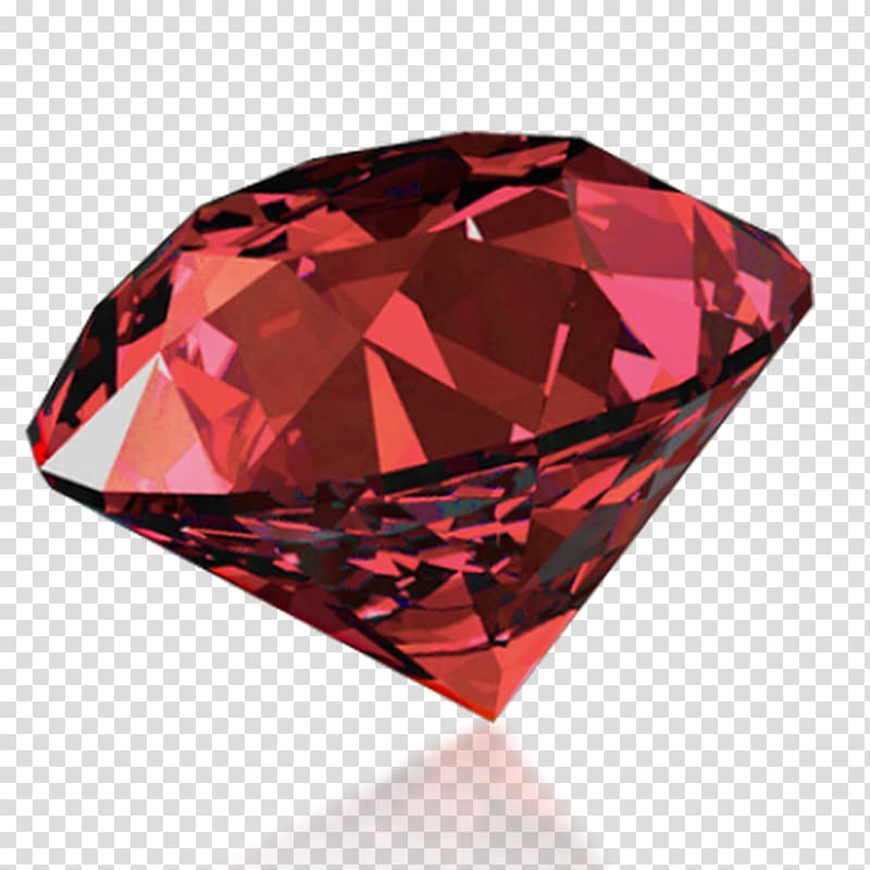 Red diamond Carat Ring Ruby, diamond transparent background PNG clipart