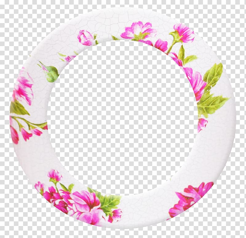 Circles Free , Roses round frame border transparent background PNG clipart