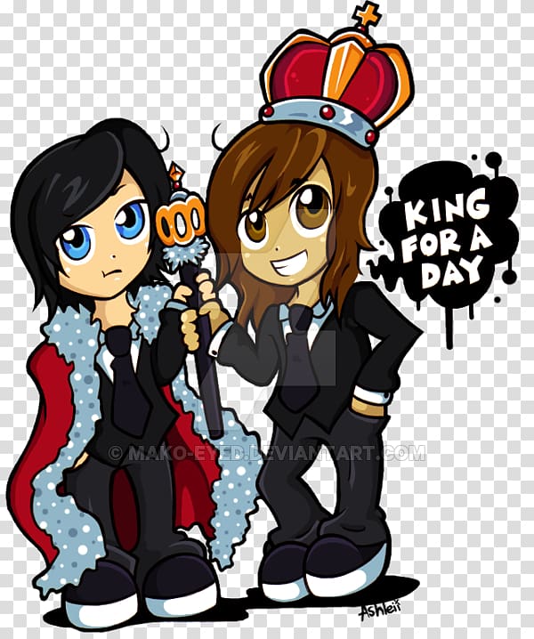 King for a Day Pierce The Veil Drawing , Chibi transparent background PNG clipart