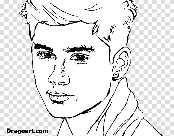 Zayn Malik Colouring Pages Coloring book One Direction Christmas Coloring Pages, zayn malik transparent background PNG clipart