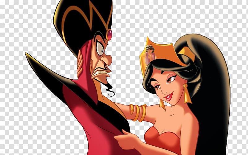 Aladdin character illustration, Jafar Iago Aladdin Genie Princess