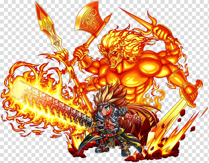 Brave Frontier Character Hero Game, sharp teeth transparent background PNG clipart