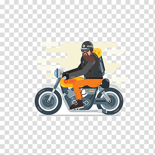 Motorcycle Animation Designer Motion graphics, Motorcycle travelers transparent background PNG clipart