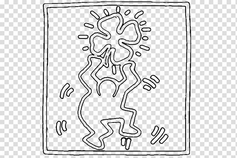 Sketch Visual arts Paper Illustration, Keith haring transparent background PNG clipart