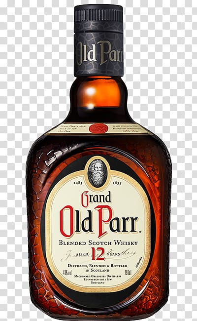 Scotch whisky Bourbon whiskey Mizuwari Grand Old Parr, old parr transparent background PNG clipart