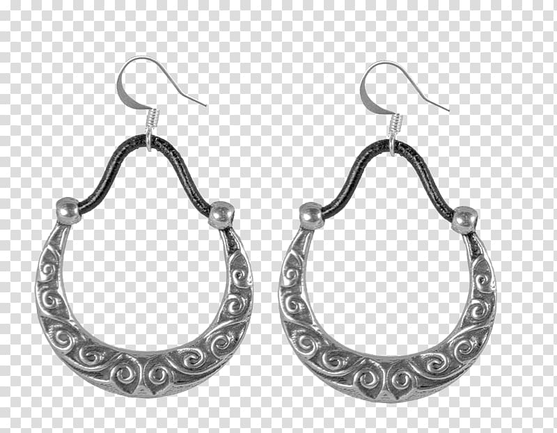 Earring Jewellery Earwire Necklace Pearl, Metal hoop transparent background PNG clipart