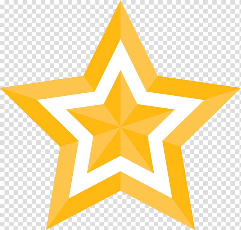 yellow and white star , Giant star K-type main-sequence star Five-pointed star, Star. transparent background PNG clipart