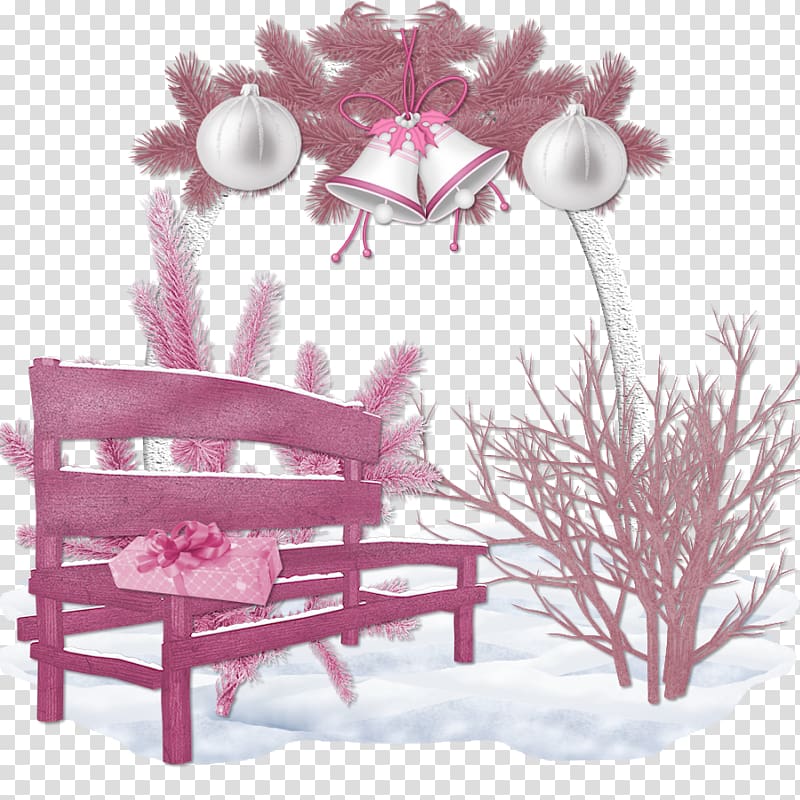 Christmas Frames Winter cluster, garland frame transparent background PNG clipart