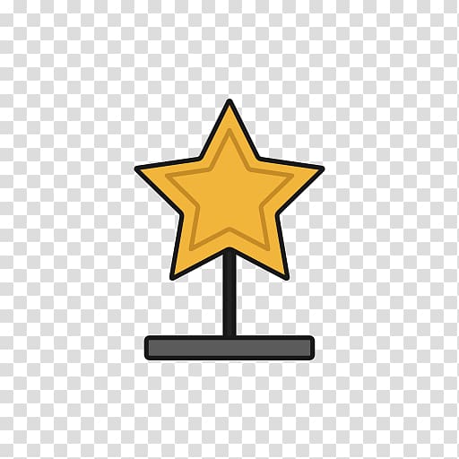 Computer Icons Award Star , hollywood sign transparent background PNG clipart