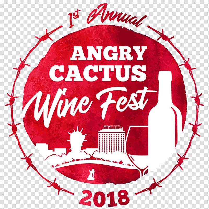Angry Cactus Wine Restaurant Food Bar, wine festival transparent background PNG clipart