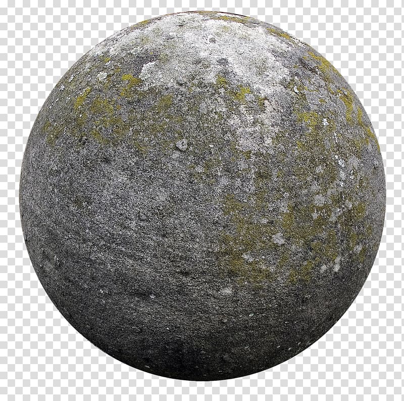 Stone ball Concrete Sphere, Stone transparent background PNG clipart