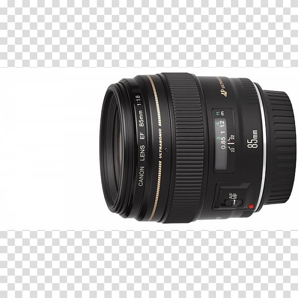 Fisheye lens Canon EF lens mount Canon EOS Digital SLR Canon EF 85mm lens, camera lens transparent background PNG clipart