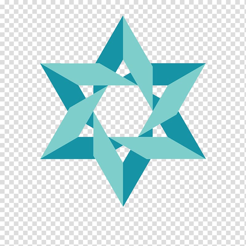 three-dimensional star of david transparent background PNG clipart