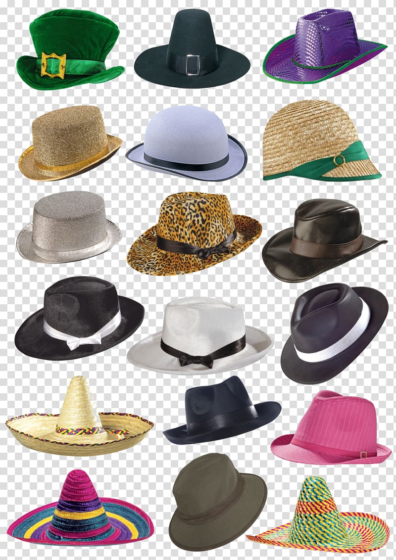 Hat , Hats Collection transparent background PNG clipart