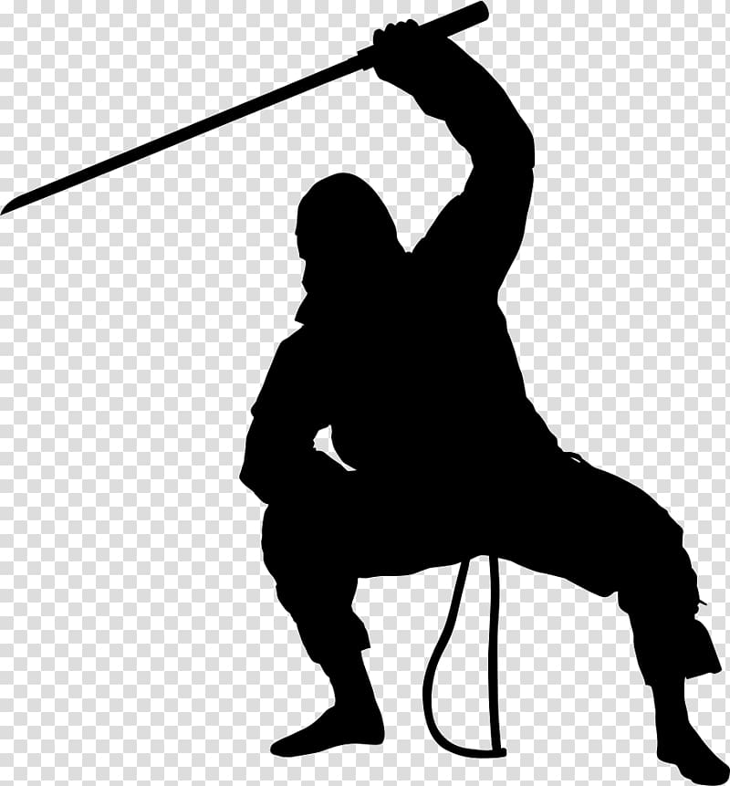 Silhouette Decal Sticker Ninja Die cutting, Silhouette transparent ...