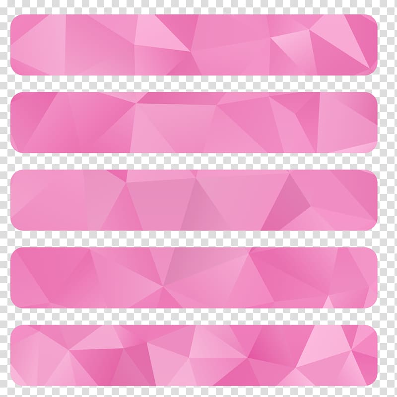 pink abstract , Geometry Polygon Triangle Rhombus, Colorful polygonal geometry background transparent background PNG clipart