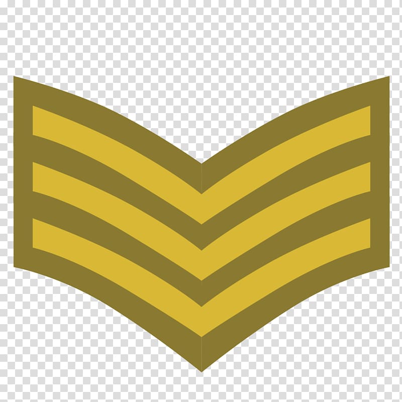 Sergeant Military rank Chevron Army officer Non-commissioned officer, military transparent background PNG clipart