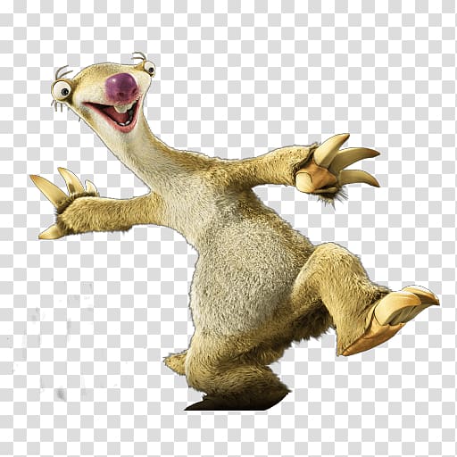 Sid Scrat Sloth Ice Age 2: The Meltdown, ice age transparent background PNG clipart