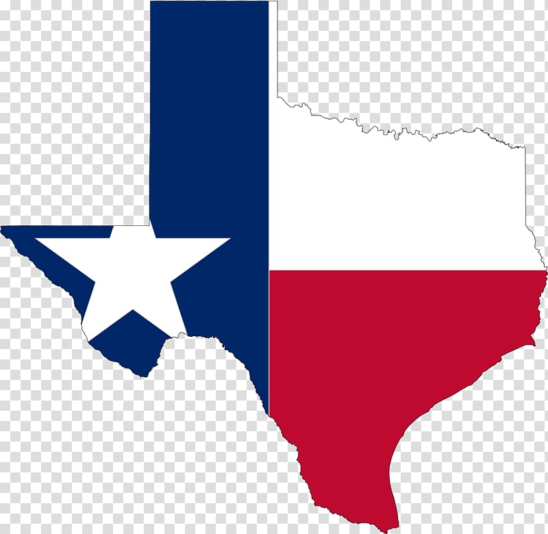 Flag of Texas Map, map transparent background PNG clipart