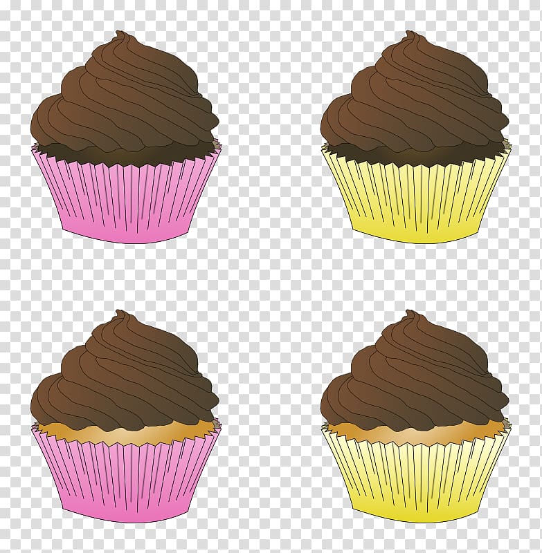 Cupcake Frosting & Icing Muffin German chocolate cake, people transparent background PNG clipart