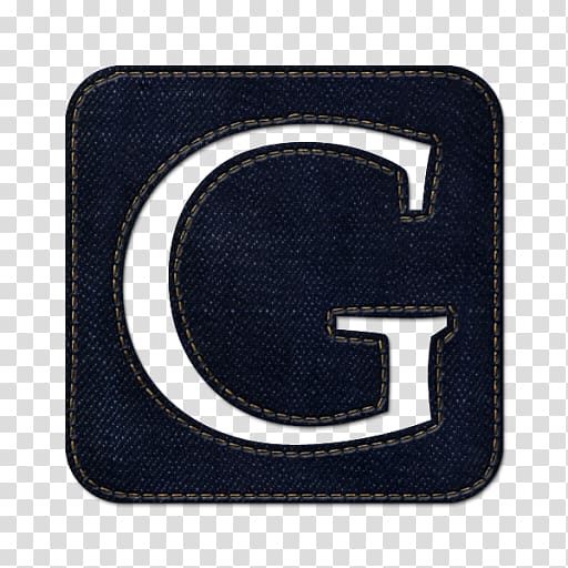 black G logo, emblem symbol electric blue font, Google square transparent background PNG clipart