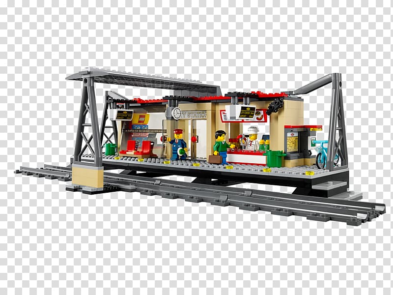 LEGO 60050 City Train Station Lego City, train transparent background PNG clipart