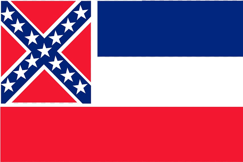Flag of Mississippi Southern United States Confederate States of America Flag of the United States, Usa Flag Art transparent background PNG clipart
