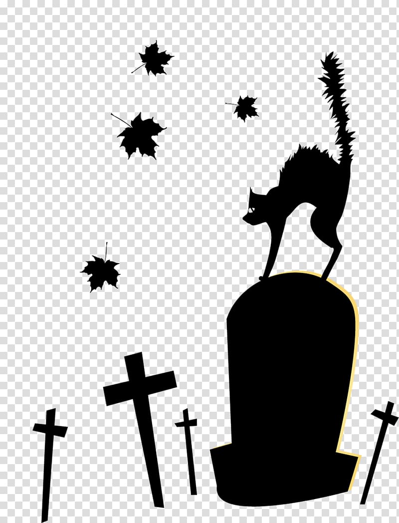 Black cat Halloween Drawing , Halloween transparent background PNG clipart