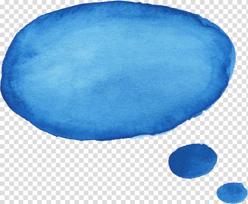 Speech balloon Watercolor painting , Bubble transparent background PNG clipart