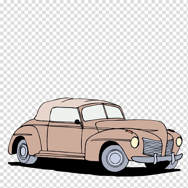 Car Illustration, Old car transparent background PNG clipart