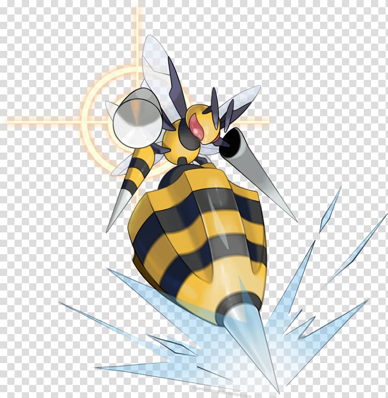 Beedrill Pokémon Sun and Moon Pikachu, bee transparent background PNG clipart