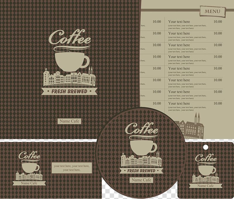 Coffee Cafe Breakfast Menu Restaurant, menu transparent background PNG clipart