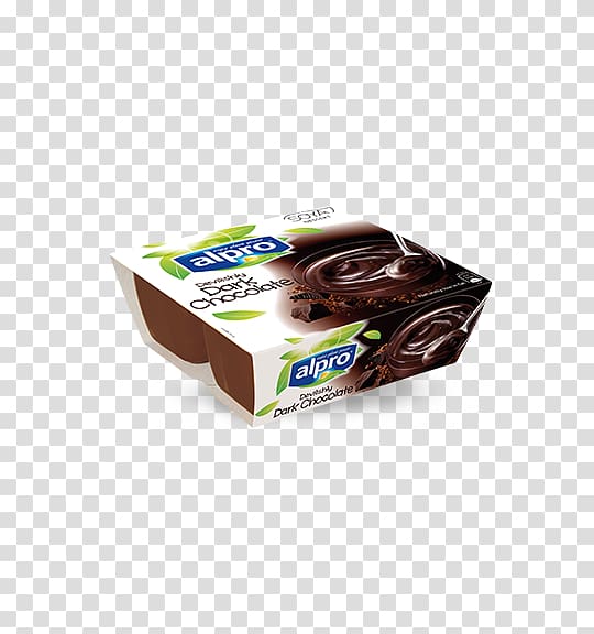 Chocolate cake Cream Custard Alpro Dessert, silky chocolate transparent background PNG clipart