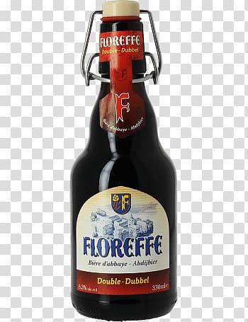 Floreffe double-dubbel bootle, Floreffe Beer Double transparent background PNG clipart