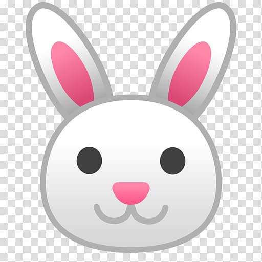 Easter Bunny Domestic rabbit Emoji Thepix, coelho transparent background PNG clipart