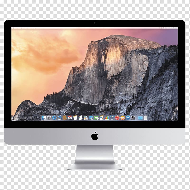 iMac Apple Desktop Computers Intel Core i5, imac transparent background PNG clipart