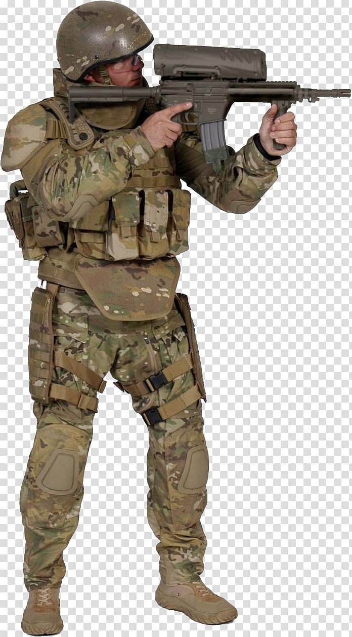 Military Soldier Weapon Firearm, Soldier transparent background PNG clipart