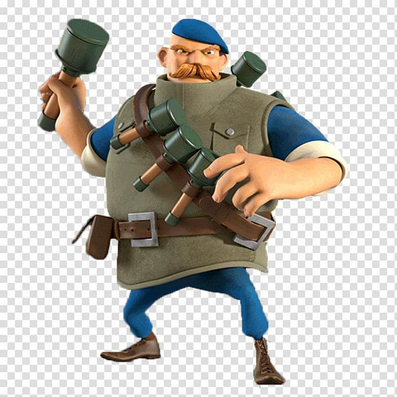 Boom Beach Grenadier Clash of Clans Troop Game, Clash of Clans transparent background PNG clipart