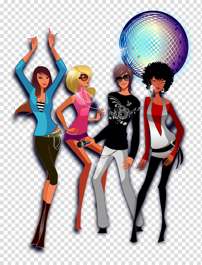 Thepix Party Dance Nightclub, Dancers transparent background PNG clipart