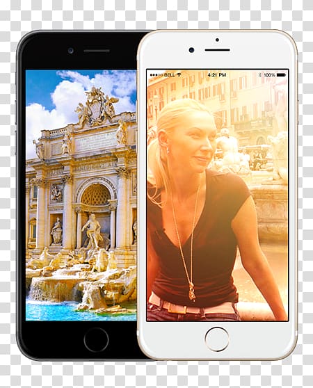Trevi Fountain Smartphone Fontana del Moro Via Veneto, Trevi Fountain transparent background PNG clipart