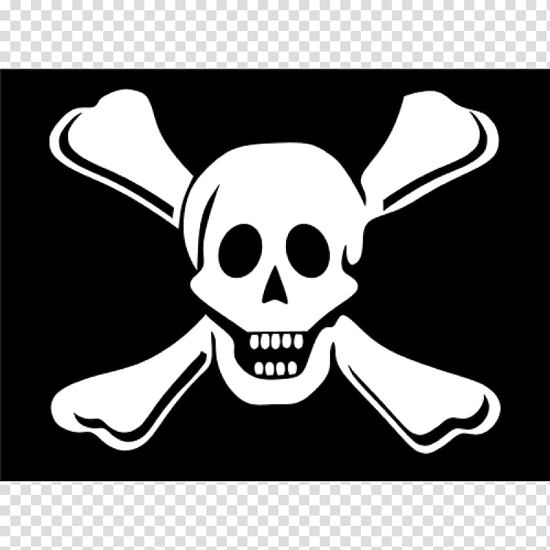 Jolly Roger Flown flag Piracy Pirat, pirate flag transparent background PNG clipart