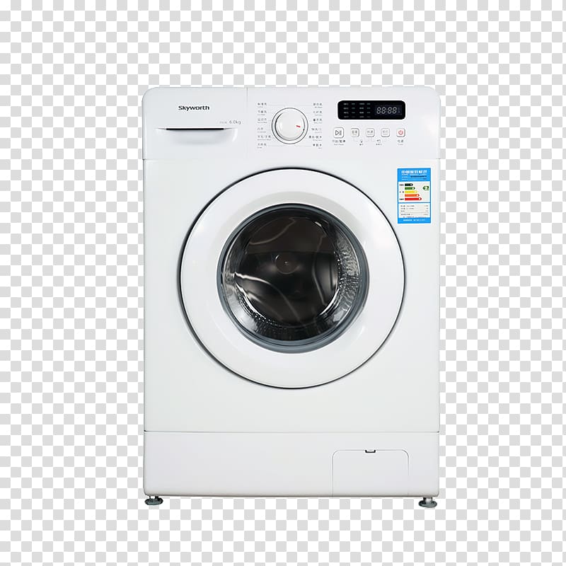 Washing machine Home appliance Haier, Skyworth smart washing machine creative transparent background PNG clipart